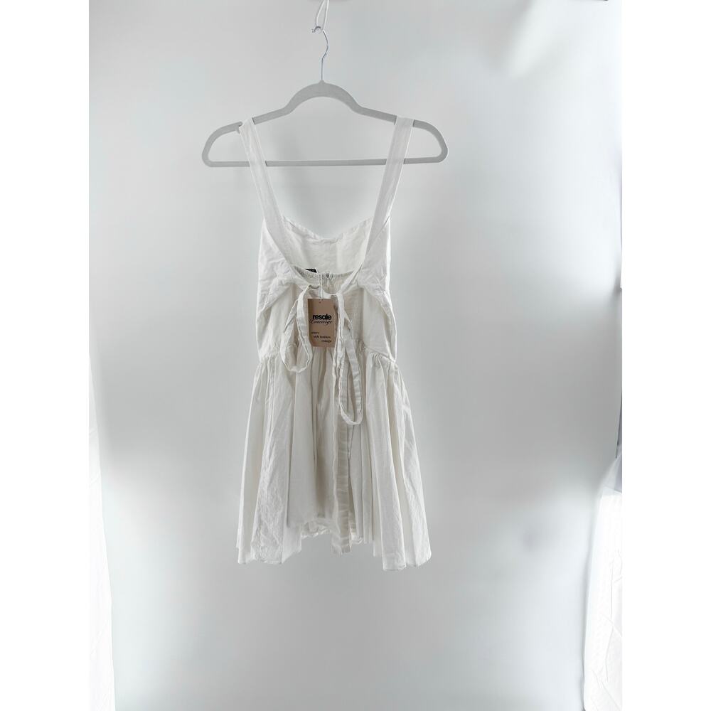 Sophie Rue Addie Sleeveless Fit and Flare Mini Dress White Women's Size Small - Picture 3 of 5